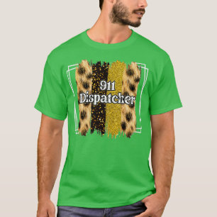 Camiseta 911 Dispatcher Thin Yellow Line Emergency Operator