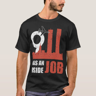 Camiseta 911 eram os t-shirt de um geek do trabalho interno