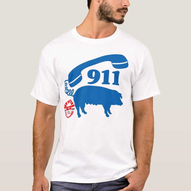 Camiseta 911 LEITÃO (MyPrymate) (Frente)