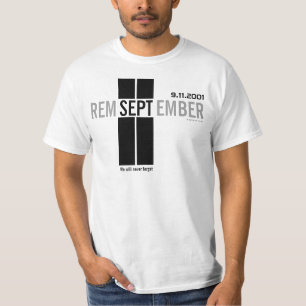 Camiseta 911 Lembre-se do T-Shirt 11 de setembro