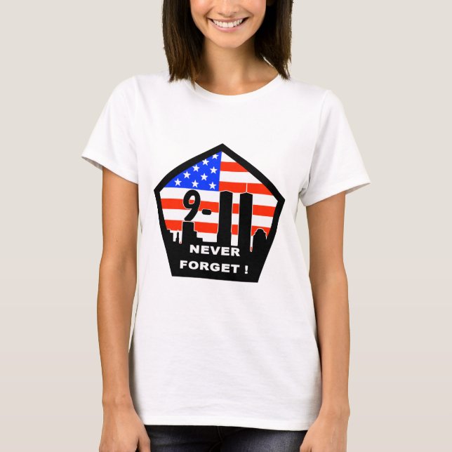 Camiseta 911 nunca se esquece (Frente)