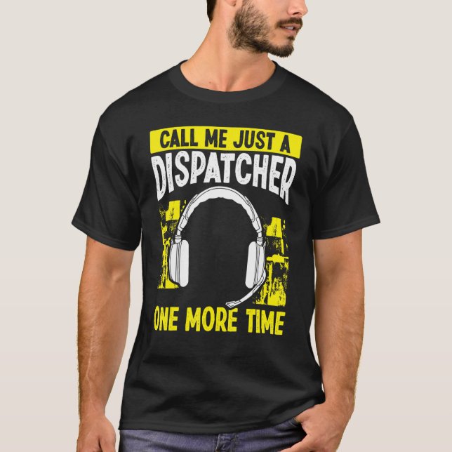 Camiseta 911 operador de despacho me chame apenas de expedi (Frente)