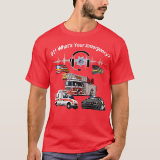 Camiseta 911 Whatx27s Sua emergência