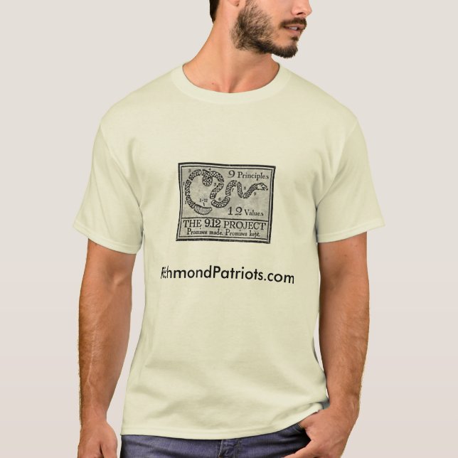 Camiseta 912snake, RichmondPatriots.com (Frente)