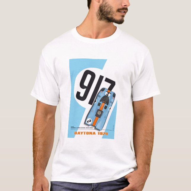 Camiseta 917 Rodriguez, Kinnunen Blue (Frente)