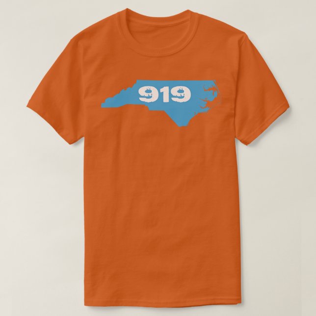 Camiseta 919 Azul claro e branco (Frente do Design)