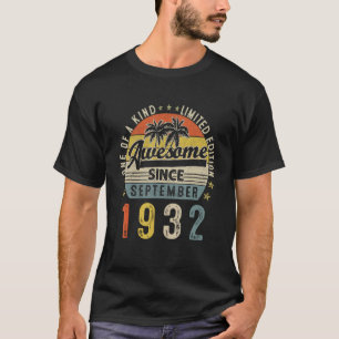Camiseta 91rua Awesmpete De Aniversário Desde Setembro De 1