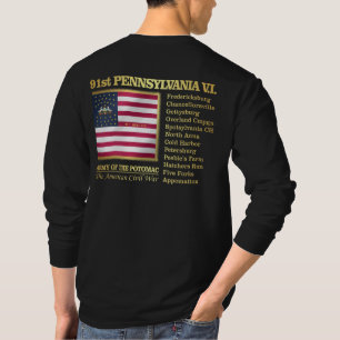 Camiseta 91rua Pensilvânia Volunteer Infantry (BH)
