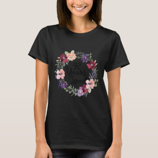 Camiseta 92 Years Loved Floral 92th Birthday Women 92 Years