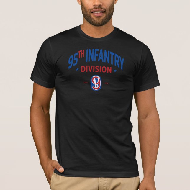 Camiseta 95ª Divisão de Infantaria - Militar dos EUA (Frente)