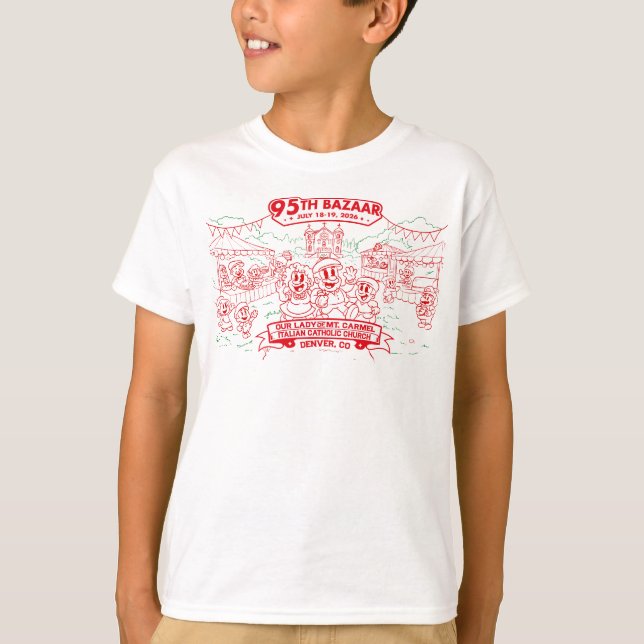 Camiseta 95º Bazaar Kids' (Frente)