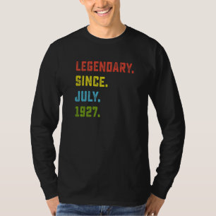 Camiseta 95.º Aniversário Legendário Desde Julho De 1927 95