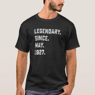Camiseta 95.º Aniversário Legendário Desde Maio De 1927 95