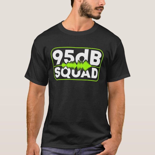 Camiseta 95db Squad ASL Awareness Hand Sign Language Deaf P (Frente)