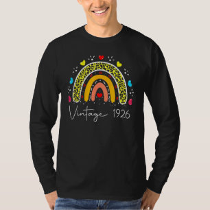 Camiseta 96º aniversário Vintage 1926 Arco-Íris Aniversário