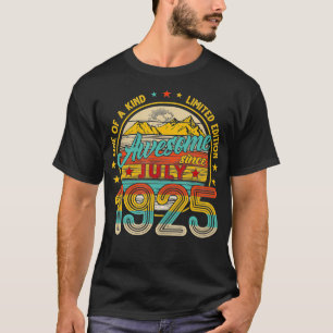 Camiseta 96.º Aniversário Decoração Julho de 1925 Homens Mu
