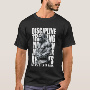Camiseta 96.4 Gorila Silverback, vestuário de ginásio, musc