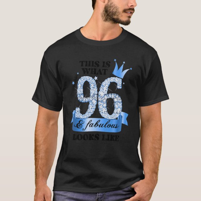 Camiseta 96 e fabuloso I Blue White Party Group Candid Phot (Frente)