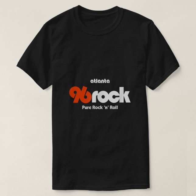 Camiseta 96 Rock Atlanta Dark (Frente do Design)