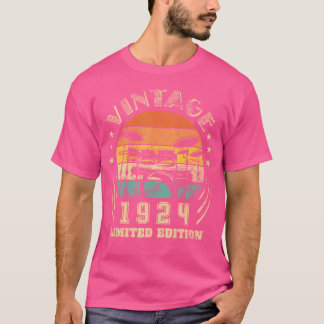 Camiseta 98º Aniversário Oferece Drummer De Tambores Retro