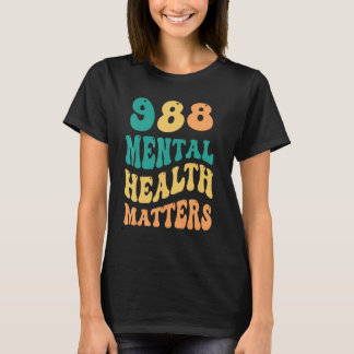 Camiseta 988 Ponto e Vírgula Saúde Mental Importa Prevenção