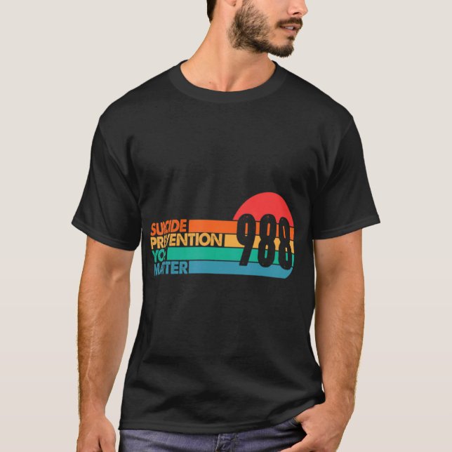 Camiseta 988 Suicide Prevention Lifeline 988 Awareness 988  (Frente)