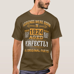 Camiseta 98. º Aniversário Do Gift Vintage Legend Nascer Em