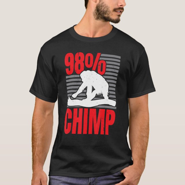 Camiseta 98 Chimp Macaco Ape Chimpanzé Whisperer (Frente)
