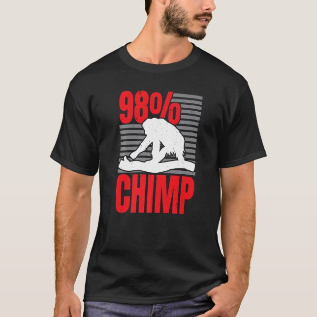 Camiseta 98 Chimp Monkey  Ape Chimpanzee Whisperer (Frente)