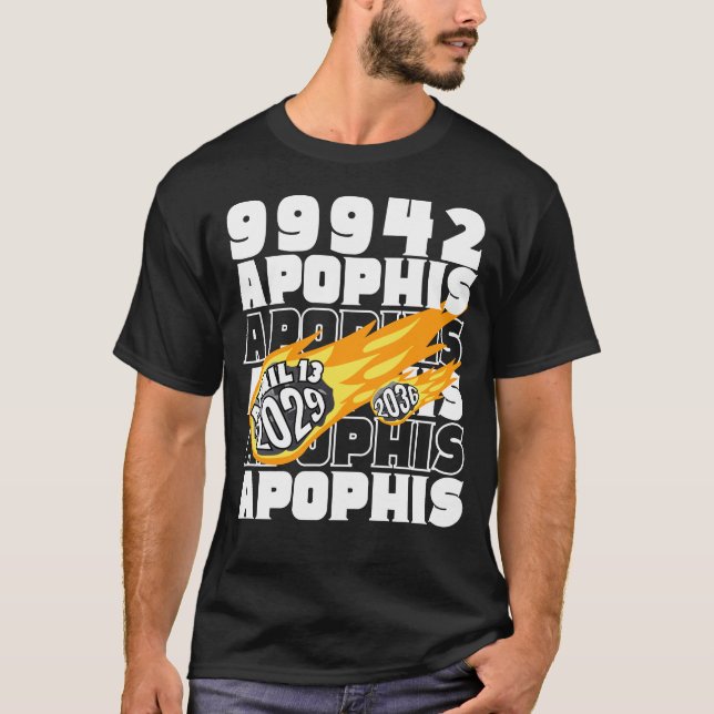 Camiseta 99942 APÓPHIS Asteroide 2029 2036 (Frente)