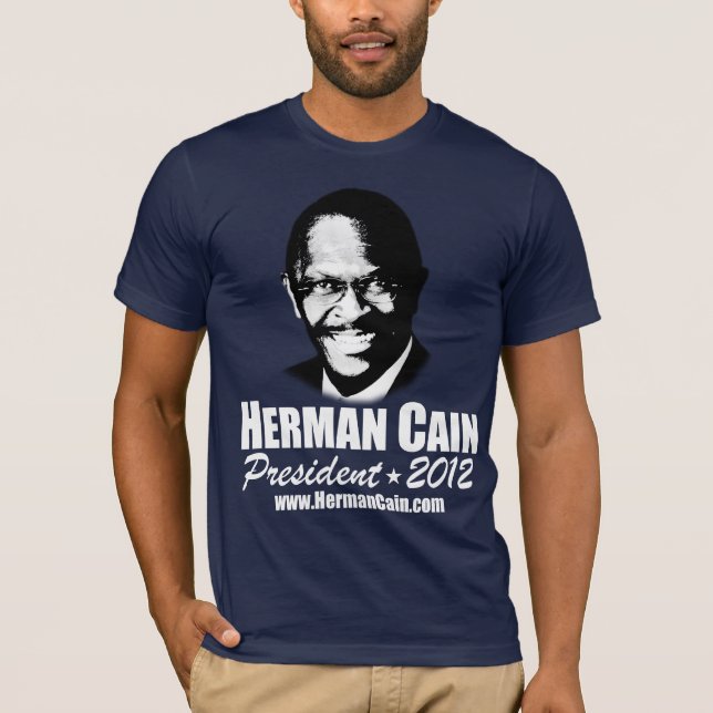 Camiseta 999 Herman Cain 2012 (Frente)