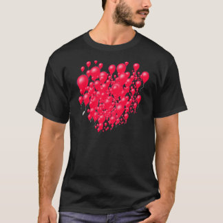Camiseta 99 balões vermelhos T-Shirt clássico