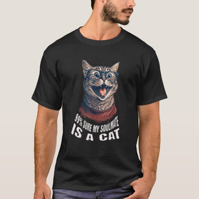 Camiseta 99 Certeza Que Meu Colar É Um Gato (Frente)