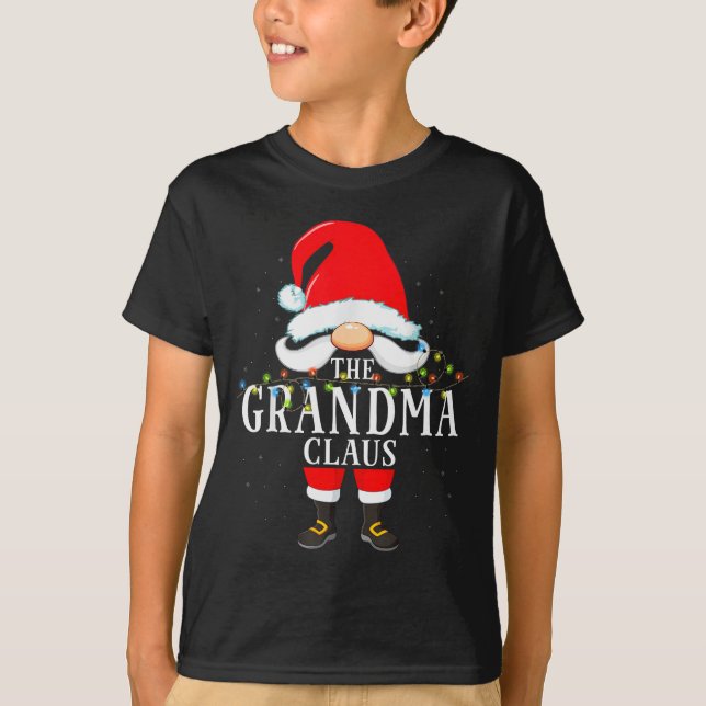 Camiseta 99 Santa Claus Matching Family Pajama Grandma Clau (Frente)