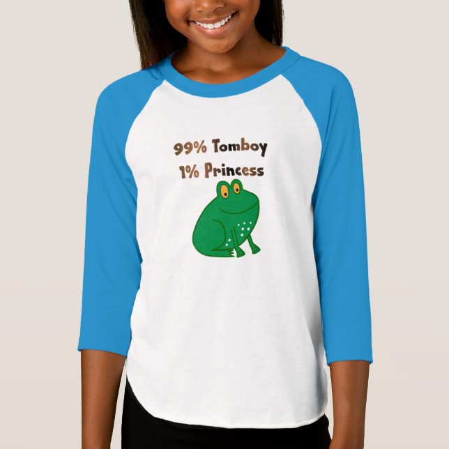 Camiseta 99% Tomboy 1% Princesa (Frente)