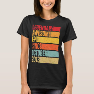 Camiseta 9.º aniversário da Legendária Epic Incrível desde