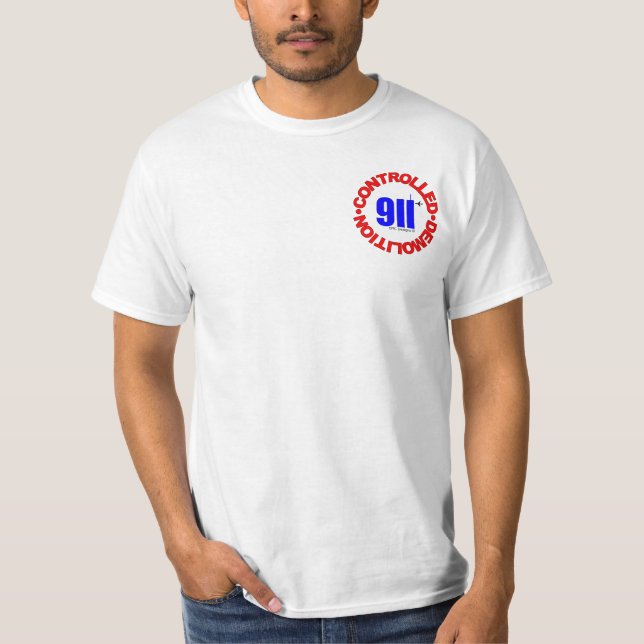 Camiseta 9/11 de CONSPIRAÇÃO (Frente)
