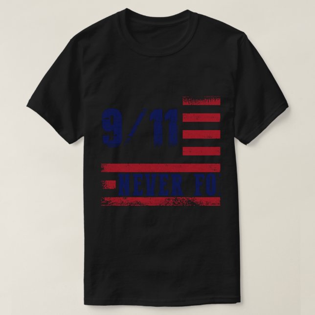 Camiseta 9 11 Nunca Esquecer (Frente do Design)