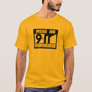 Camiseta 9-11 o TRABALHO INTERNO ACORDA - 911 a verdade,