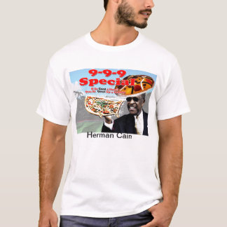 Camiseta 9 9 9 plano Herman Cain