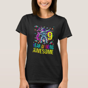 Camiseta 9 Aniversário De Ser Um Astronauta Fantástico 1