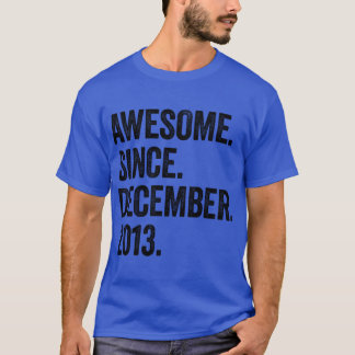 Camiseta 9 anos de idade dezembro de 2013 9.o aniversário2