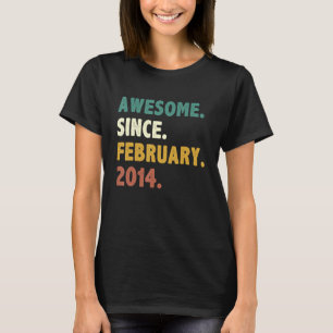 Camiseta 9 anos é incrível desde fevereiro de 2014 9º anive