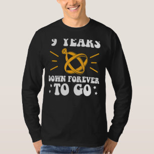 Camiseta 9 anos para sempre para o 9º aniversário do casame