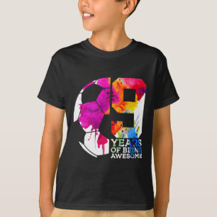 Camiseta 9 Anos Sendo Futebol Incrível 9º Aniversário _2