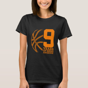 Camiseta 9 Anos Sendo Incrível Sketll 9º Aniversário