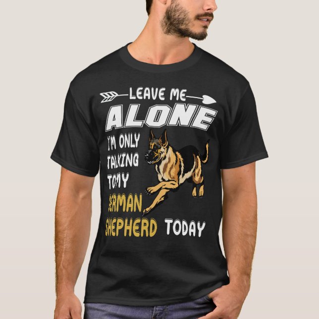 Camiseta 9 Deixe-me em paz, estou apenas conversando com mi (Frente)