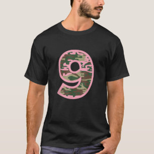 Camiseta 9 Nono aniversário do Exército Rosa Fresco de Camu