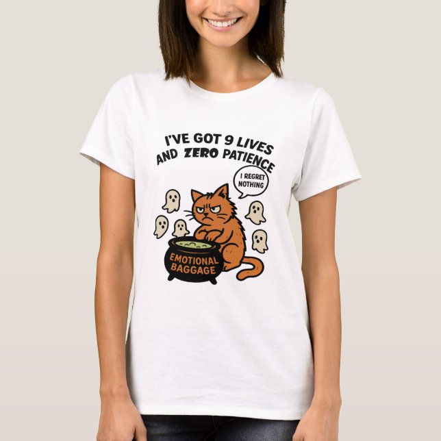 Camiseta 9 vidas (Frente)