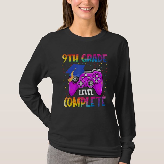 Camiseta 9th Grade Level Complete Last Day Of School Gradua (Frente)